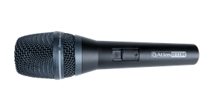 Side view of M300-HH handheld microphone