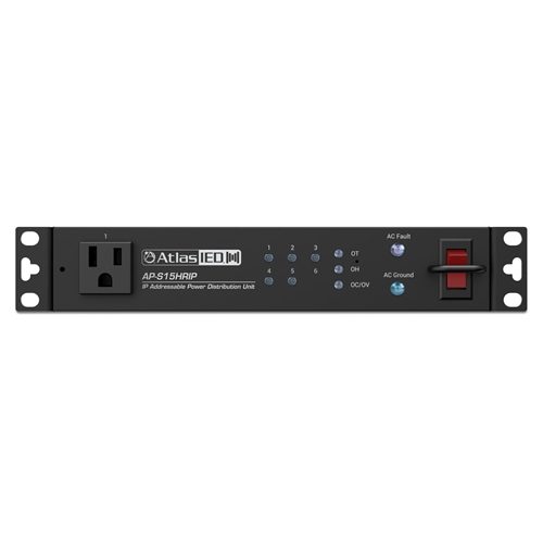 Picture of 1/2 rack IP addressable Power Distribution Unit