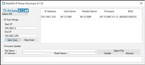 Picture of 1/2 rack IP addressable Power Distribution Unit