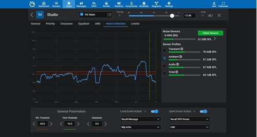 Ambient Noise Control Screen