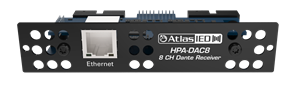 Picture of Eight-Input Dante<sup>®</sup> Accessory Card for HPA Amplifiers