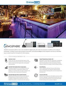 Atmosphere Product Flyer (2 pages)