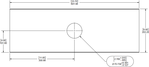 SHS-3T2-TB Tile Bridge Drawing