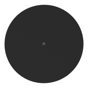 FC-8RG-B 8" Black Round Grill for FC Series Speaker