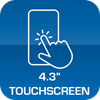 4.3" Touchscreen