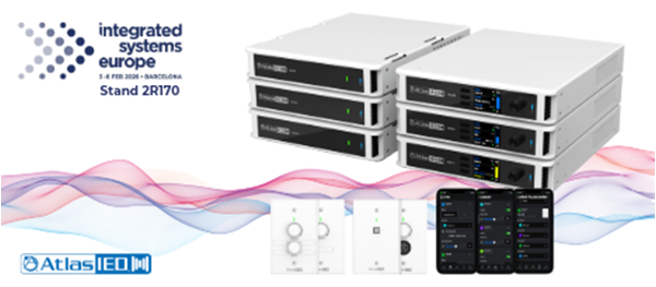 AtlasIED Showcases New Mixer-Amplifier Series at ISE 2026