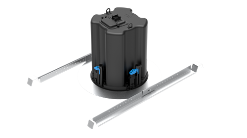 Speaker Mounted in C Ring and Tile Bridge