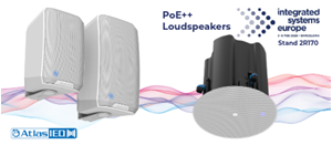 AtlasIED Launches New PoE++ Powered Additions to the Atlas+Fyne Series at ISE 2026
