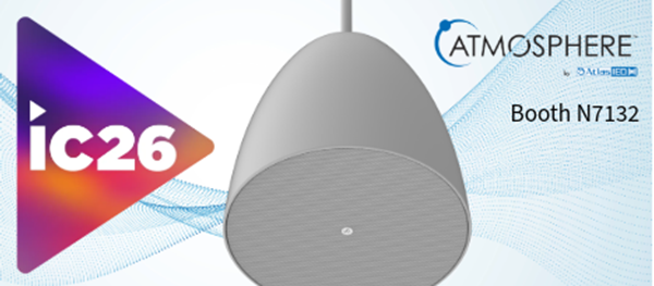 AtlasIED Introduces Atlas+Fyne Premium Pendant Loudspeakers at InfoComm 2026