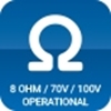 8OHM-70V-100V