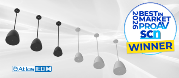 Atlas+Fyne Pendant Loudspeakers Win 2026 Pro AV Best in Market Award
